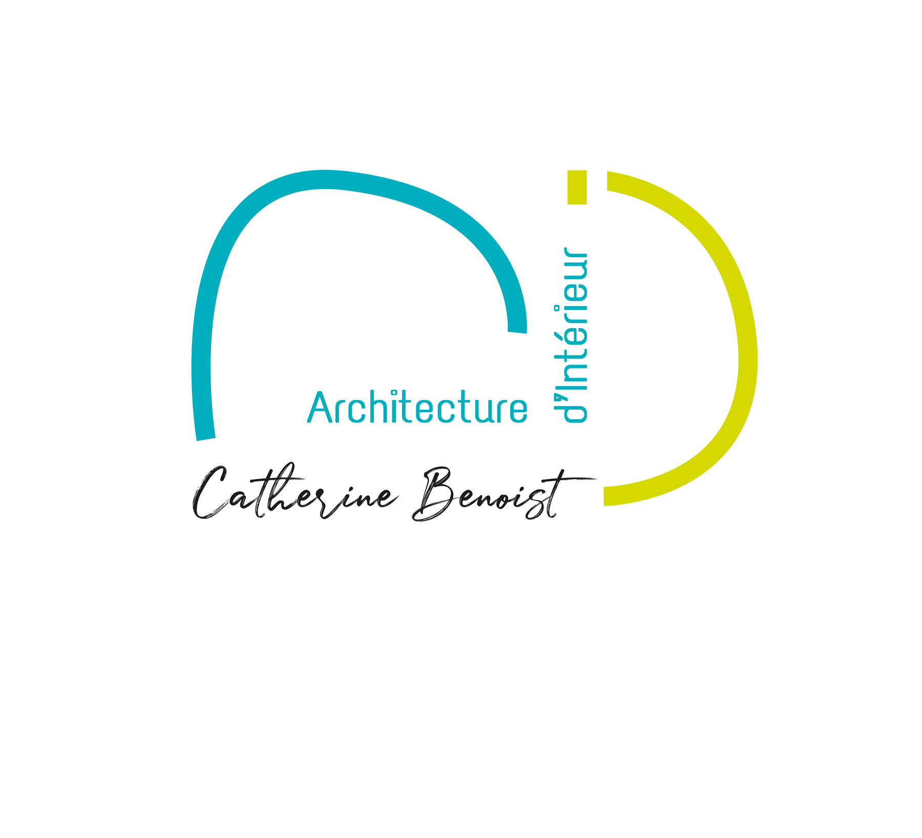 Les logotypes  d'une architecte d'intérieur 