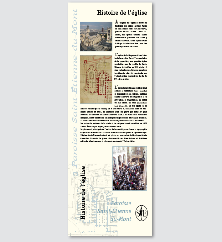 Signalètique intérieure - 70 cm x 1,95 m